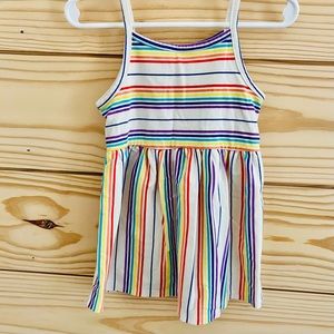 18M Cat & Jack Pride Rainbow Stripe Summer Dress